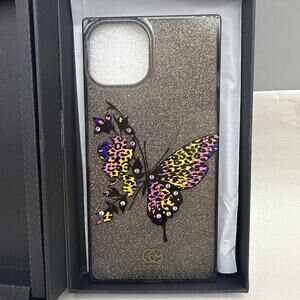 Phone Case Glitter Design Floral Butterfly For iPhone 14 OPEN FOR PHOTOS *read..